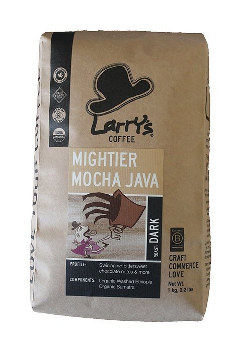 Larry's Coffee Organic Fair Trade Whole Bean, Cowboy Blend, 2.2 Pound N8