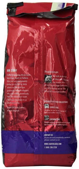 Eight O'Clock Coffee - Dark Italian Roast Whole Bean 11.5oz Bag (Pack of 3) N2