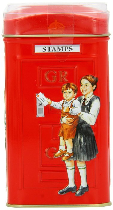 Ahmad English Breakfast Tea in London Telephon Box Tin -25 ct. N3