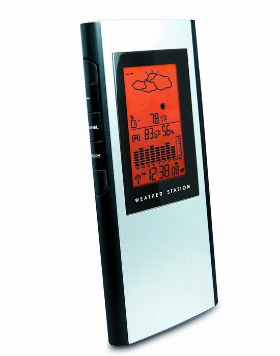 Alert Works Enhance Living Series WS-20 Deluxe Weather Forecaster (Silver)