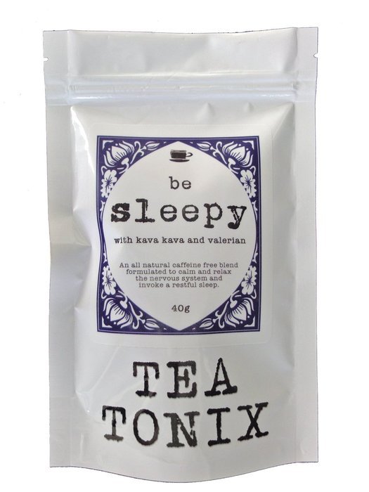 BE SLEEPY Relaxing Bedtime Tea with Valerian, Kava Root, Chamomile, and Lavender 40g - for Relaxing, Calming the...