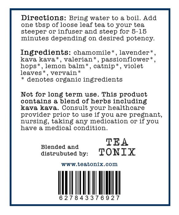 BE SLEEPY Relaxing Bedtime Tea with Valerian, Kava Root, Chamomile, and Lavender 40g - for Relaxing, Calming the... N2