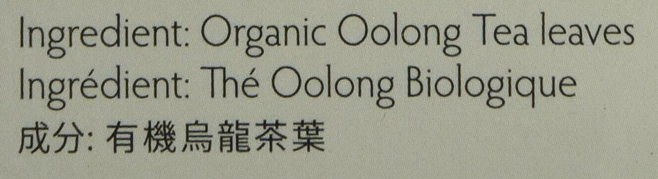 Prince Of Peace 100% Organic Oolong Tea - 100 CT x 1.8g each(6.35 oz./180g) N7