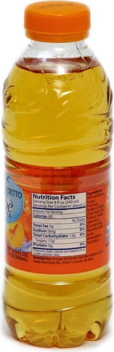 San Benedetto Iced Tea, Peach, 12 Count N2