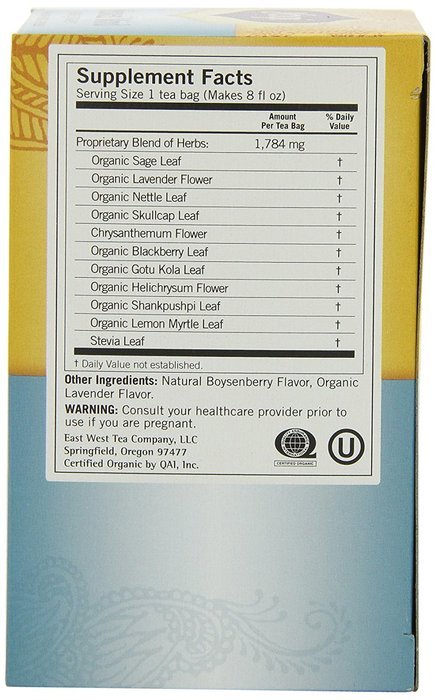 Yogi Relaxed Mind Tea, 16 Tea Bags (Pack of 6) N2