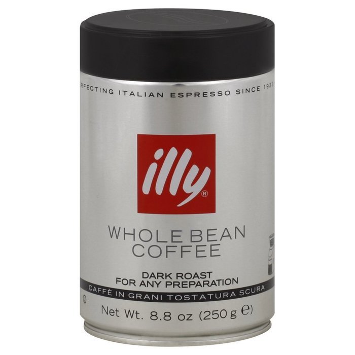ILLYCAFFE COFFEE WHLBN DRK RST, 8.8 OZ (Pack of 6)