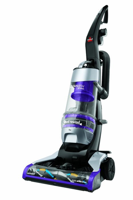 BISSELL CleanView Deluxe Rewind Bagless Upright Vacuum with Reach, 1322 - Corded N2