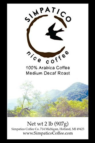 Simpatico Low Acid Coffee - Decaf - Medium Roast - Ground (2 pound bag)