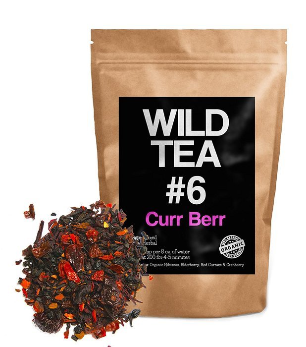 Organic Berry Loose Leaf Tea, Wild Tea #6, Herbal Tea With Hibiscus 