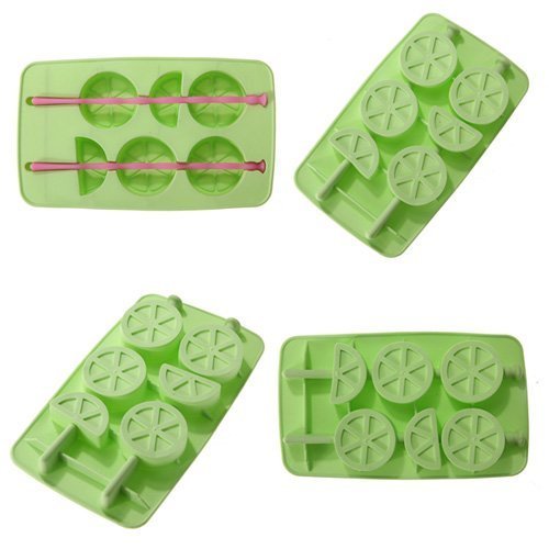 Water & Wood Silicone Ice Tray Mold Mould Lemon Shape Cake Chocolate Jelly Cookie Party Maker N2