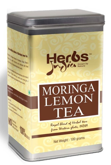 Moringa Ginger Tea - Loose Leaves Tea (100 Gms) - All Natural - No Preservative - No Artificial Flavors - Rich... N3