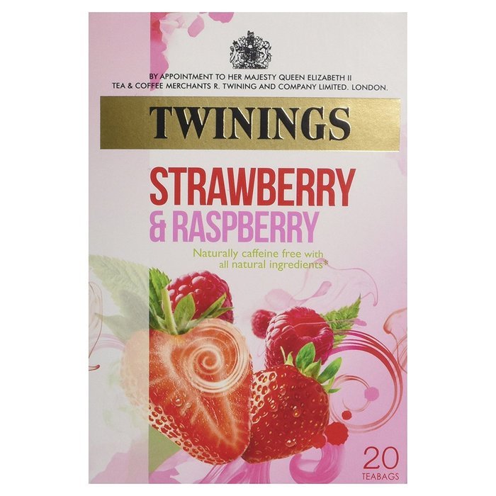 Twinings Infusion Raspberry, Strawberry and Loganberry Tea / 20 Tea Bags / 40g / 1.4oz.