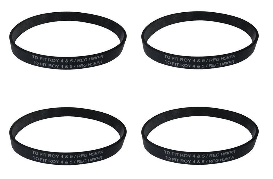 Dirt Devil 4 Vacuum Belts Type 4, 5 FeatherLite, Vision