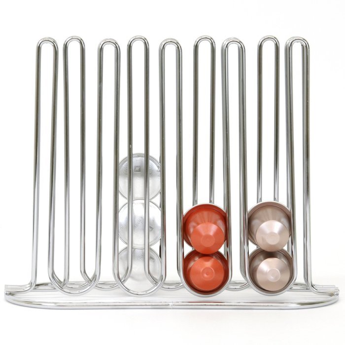 Slim and Sleek Coffee Pod Holder and Organizer for 40 Coffee Pods for Nespresso Creamer N6