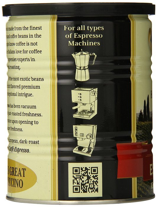Alessi Espresso Ground Coffee, 8.8-Ounce Cans (Pack of 6) N2