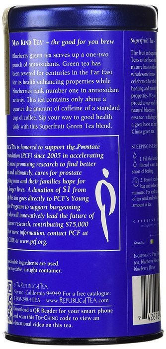 The Republic of Tea, Blueberry Green Tea, 50-Count N3