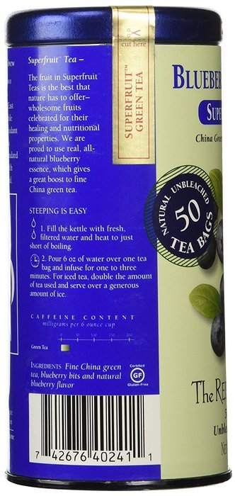The Republic of Tea, Blueberry Green Tea, 50-Count N4