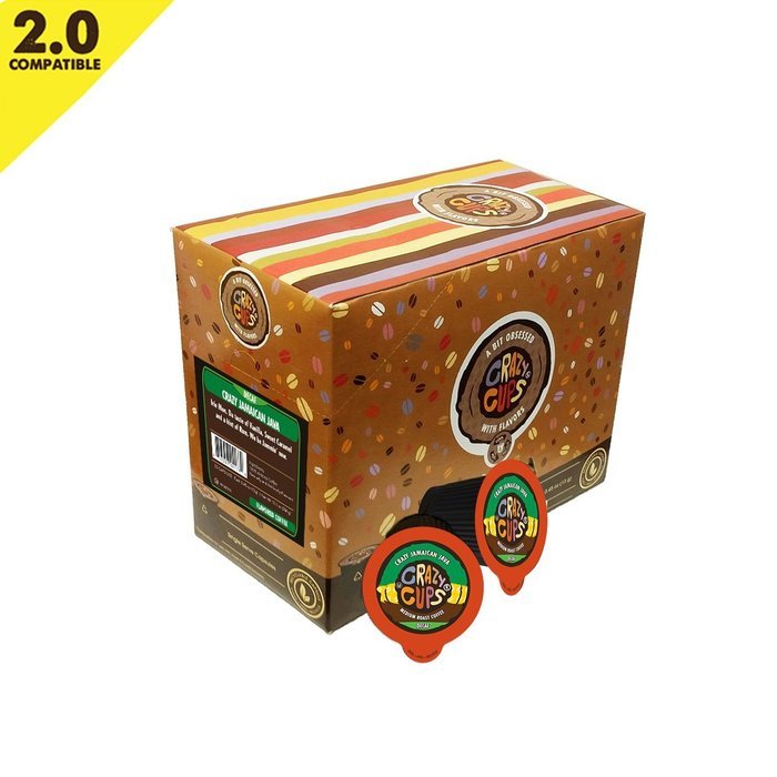 Crazy Cups Decaf Crazy Jamaican Java Flavored Coffee Single Serve Cups (22 count)