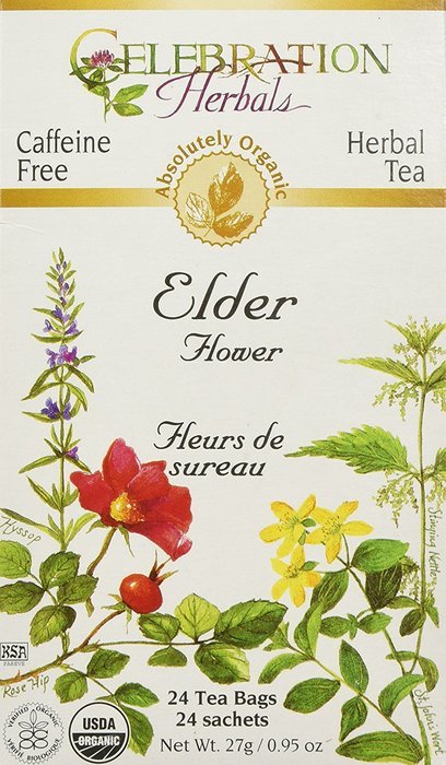 Elder Flower Tea - Certified Organic - 24 teabags