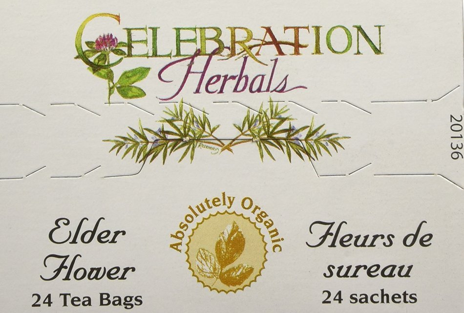 Elder Flower Tea - Certified Organic - 24 teabags N5