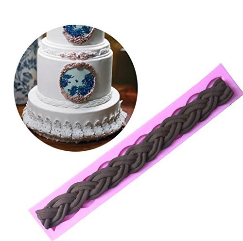 Joinor Cake Decoration Chain Silicone Fondant Mold Cake Decorating Pastry Gum Pastry Tool Fondant Candy Mold
