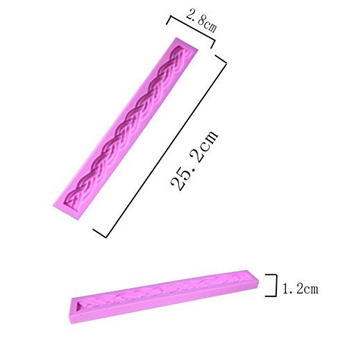 Joinor Cake Decoration Chain Silicone Fondant Mold Cake Decorating Pastry Gum Pastry Tool Fondant Candy Mold N4