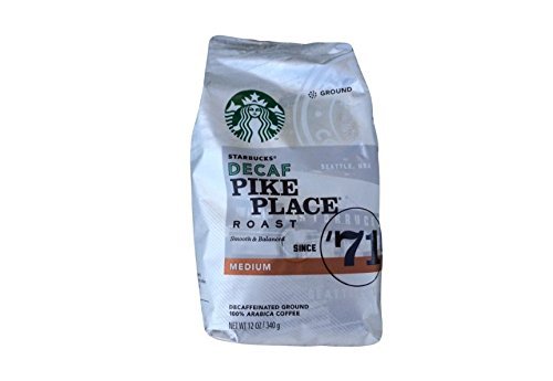 Starbucks Decaf Pike Place Roast, Ground, 12 oz. Bag
