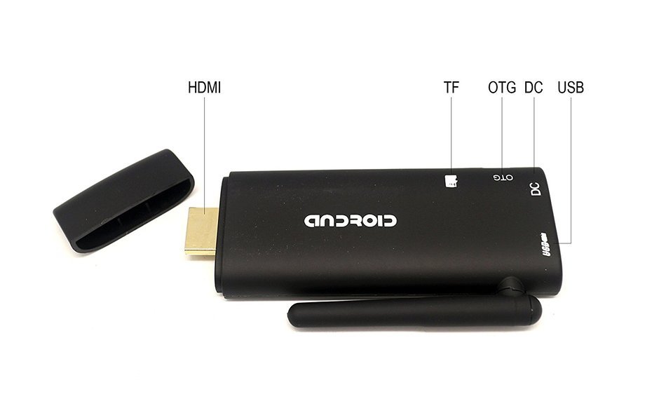 GuDenns M85 Quad Core Smart TV Dongle With Kodi Pre-installed Android 4.4 Kitkat System H.265 Wifi LAN Miracast... N6