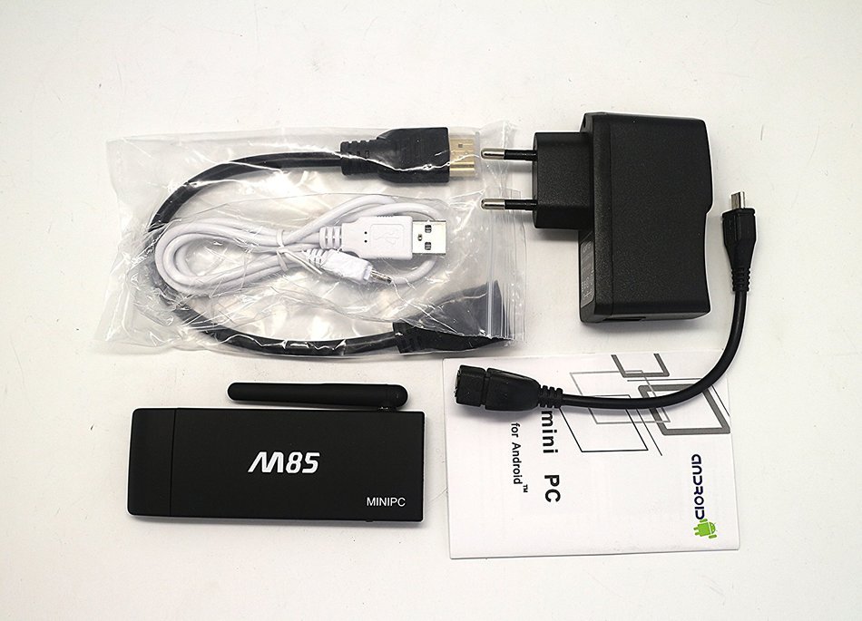 GuDenns M85 Quad Core Smart TV Dongle With Kodi Pre-installed Android 4.4 Kitkat System H.265 Wifi LAN Miracast... N8