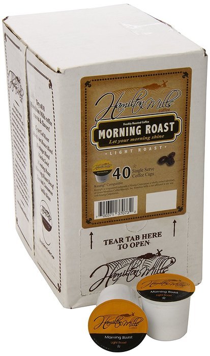 Hamilton Mills Toasted Cinnamon, Single-Cup coffee for Keurig K-Cup Brewers, 40 Count N3
