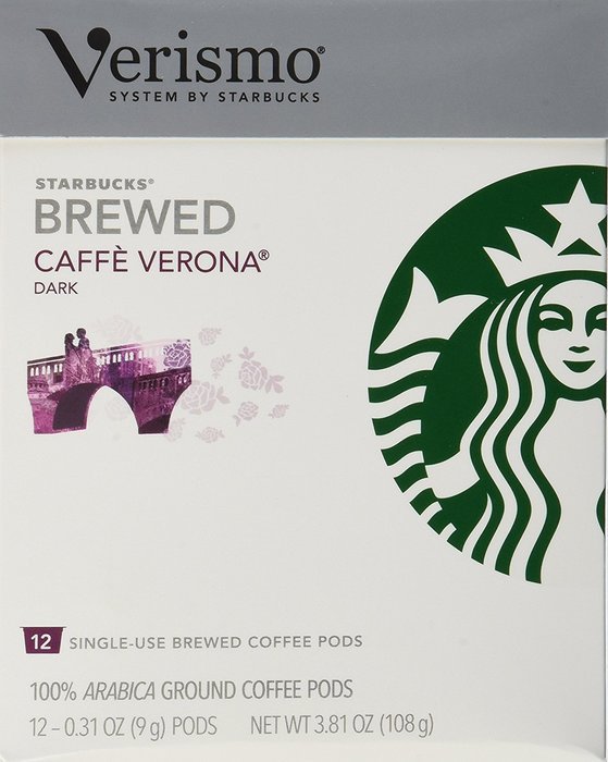 Starbucks&reg; Verismo&trade; Caffe Verona&reg; Brewed Coffee 72 Pods