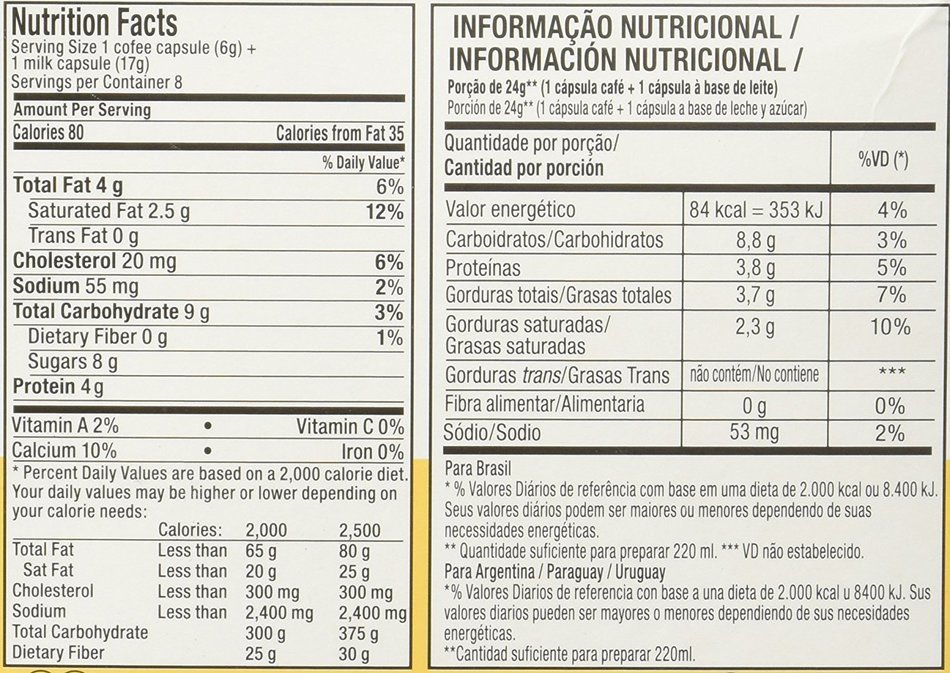 Nescafe Dolce Gusto for Nescafe Dolce Gusto Brewers, Vanilla Latte Macchiato, 16 Count N3
