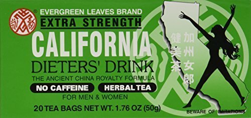3 CALIFORNIA DIETER DRINK EXTRA STRENTH TEA 1.76 OZ
