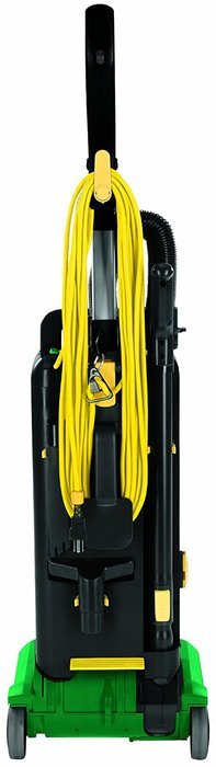 BISSELL BigGreen Commercial Bagged Upright Vacuum, 6L Bag Capacity, 12" Cleaning Path, Green N2