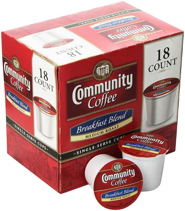 Community Coffee Breakfast Blend Single-Serve Coffee, 18 Count N4
