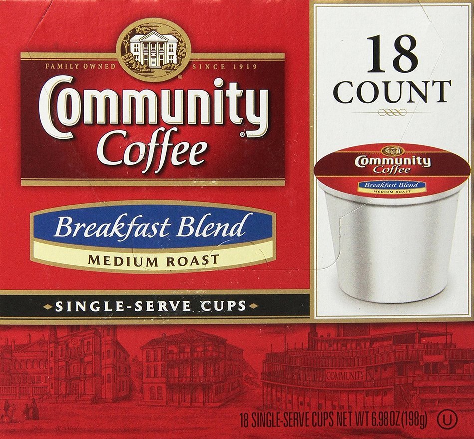 Community Coffee Breakfast Blend Single-Serve Coffee, 18 Count N5