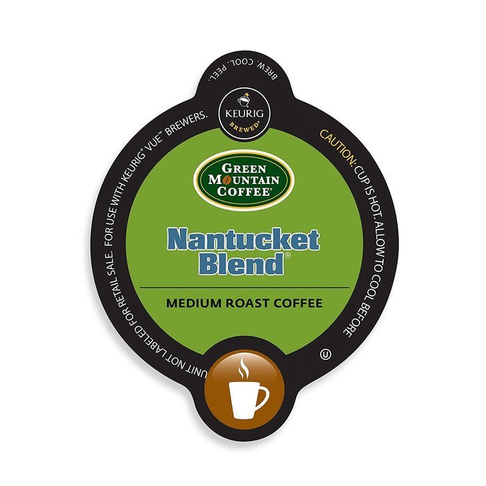 Green Mountain Coffee Nantucket Blend, Vue Cups for Keurig Vue Brewers (96 Count)