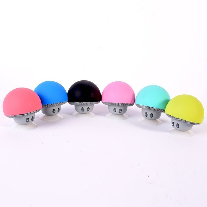 ESHOWEE Excellent bluetooth wireless speaker Mini Mushroom design With microphone Blue N4