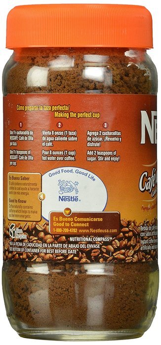 Nescafe Caf&eacute; De Olla Instant Coffee, Cinnamon, 3.5 Ounce N4