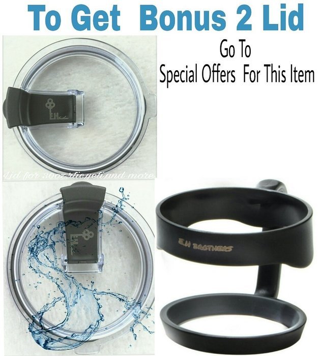 Purchase cover LId seal against leaks. And receive full protection From spilling ,The Lid fits most 30 oz Tumblr... N12