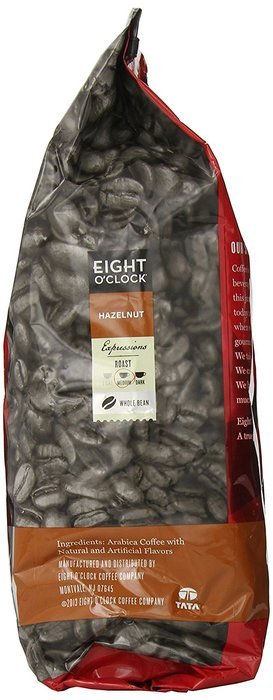 Eight O'Clock Hazelnut Whole Bean Coffee, 33-Ounce Bag N4