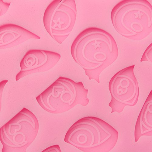 "3D DIY Assorted Cartoon Eyes Silicone Cake Decorating Mold Clay Mould Tool" shopping N4
