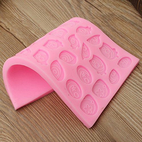 "3D DIY Assorted Cartoon Eyes Silicone Cake Decorating Mold Clay Mould Tool" shopping N5