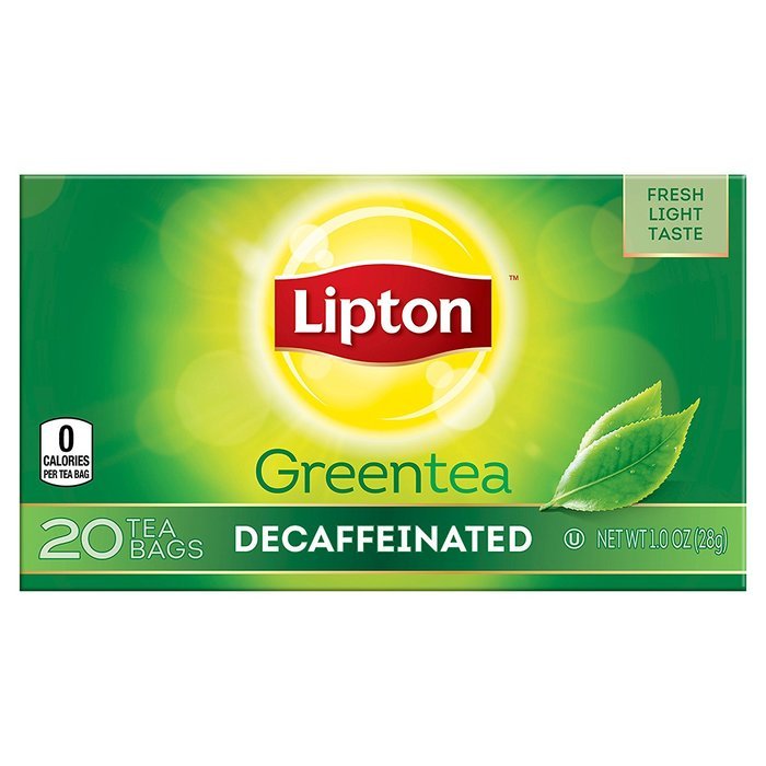 Lipton Green Tea Bags, Decaffeinated 20 ct