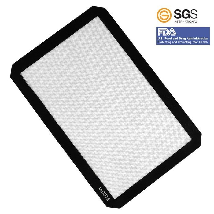 Lagute leChef Silicone Baking Mat (Black / 420*280*0.7mm)