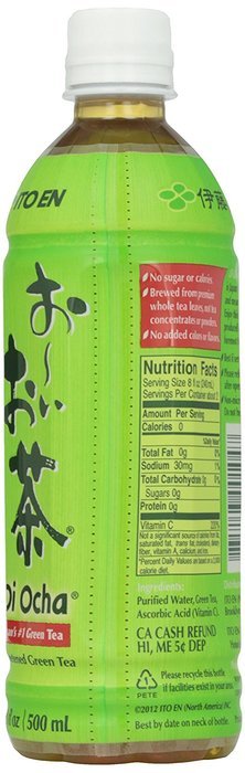 Tea's Tea Ocha Green Tea, 16.9 oz N4