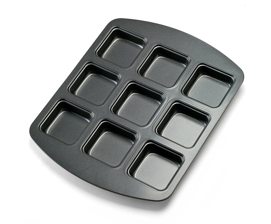 Baker's Advantage Nonstick Brownie Bar Pan, 9-Cavity N2