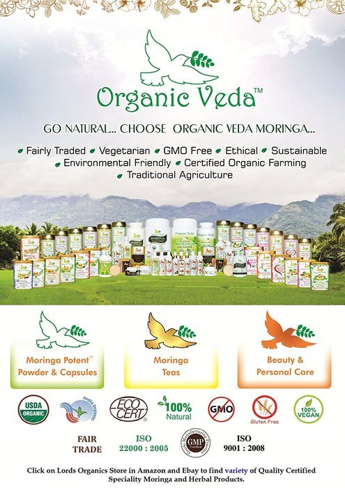 Organic Moringa Weight Loss Tea (28 Potent Tea Bags). Herbal Tea with Weight Loss properties. USDA Certified Organic... N16