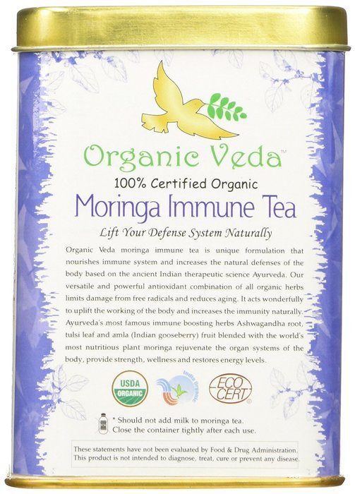 Organic Moringa Weight Loss Tea (28 Potent Tea Bags). Herbal Tea with Weight Loss properties. USDA Certified Organic... N20