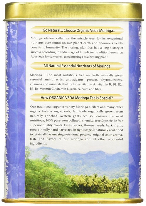 Organic Moringa Weight Loss Tea (28 Potent Tea Bags). Herbal Tea with Weight Loss properties. USDA Certified Organic... N21